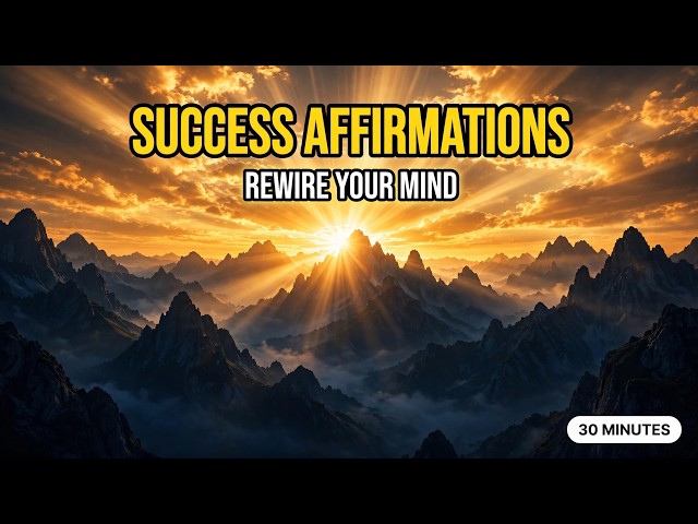 30-Minute SUCCESS Affirmations | Rewire Your Mind for Wealth & Success (Morning I AM)