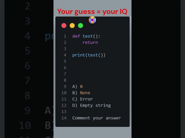 Python Function Return Mystery 🤔 | What Does It Really Return? #python #ai #coding #codewithharry
