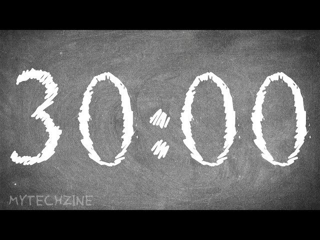 30 Minute Silent Timer ⏰ with Alarm 🔔