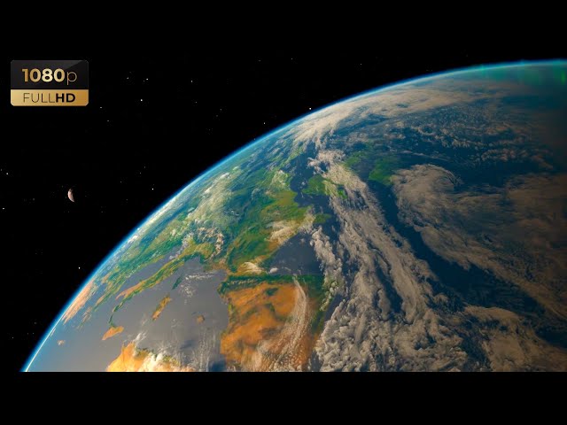 Earth facing Moon 🌏🌑 | Animated footage | 5 minutes