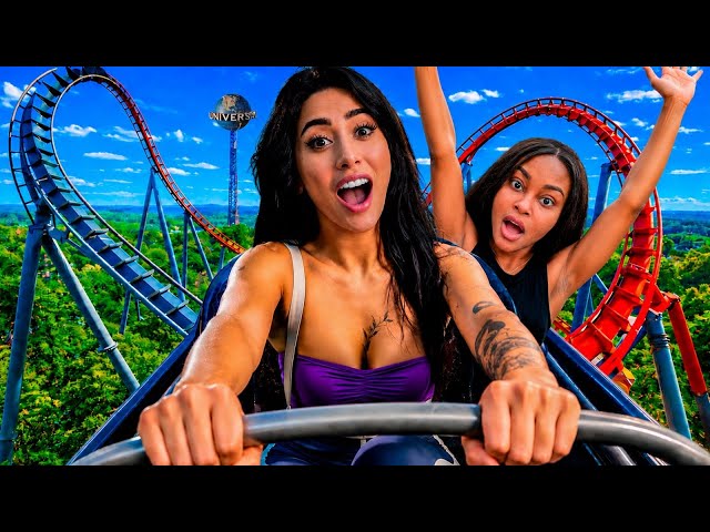 24 HOURS at an AMUSEMENT PARK with LA JESUU