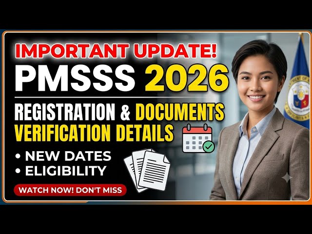 PMSSS 2026 || Registration process and document verification update 🔊|| Check complete information
