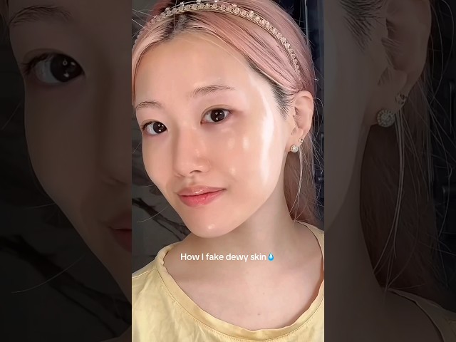 How I fake dewy skin💧