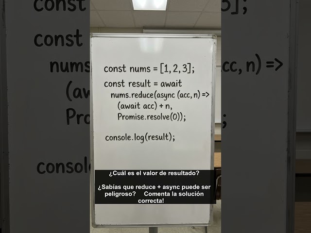 Reto JavaScript: Reduce con Promesas Encadenadas