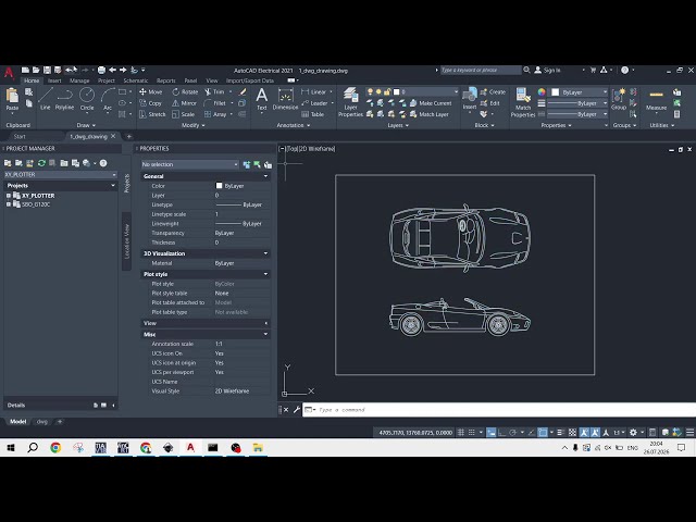 01 — DWG to DXF | G-Code Preparation for XY Plotter
