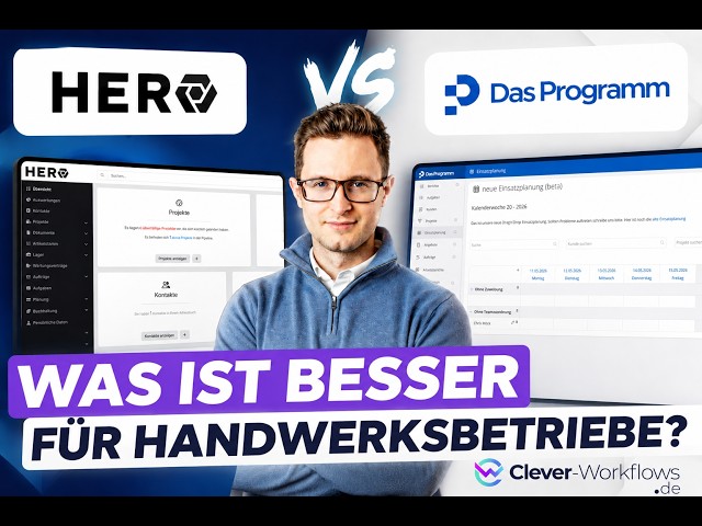 HERO vs. Das Programm - Which is better for trade businesses?