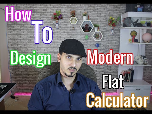 How to make modern calculator design by Java Swing#EP1