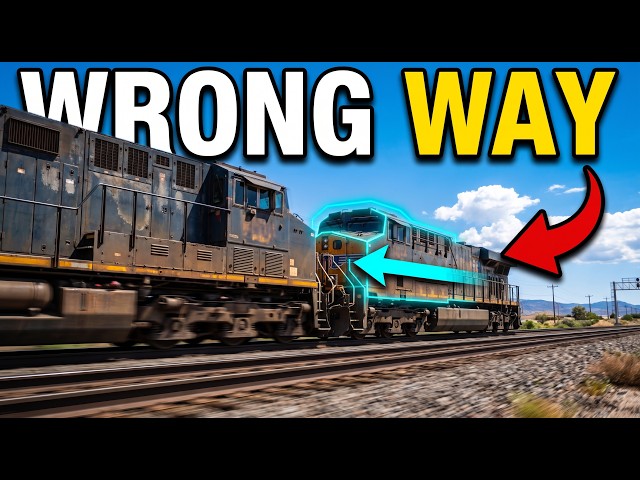 Why Some Train Engines Ride Backwards