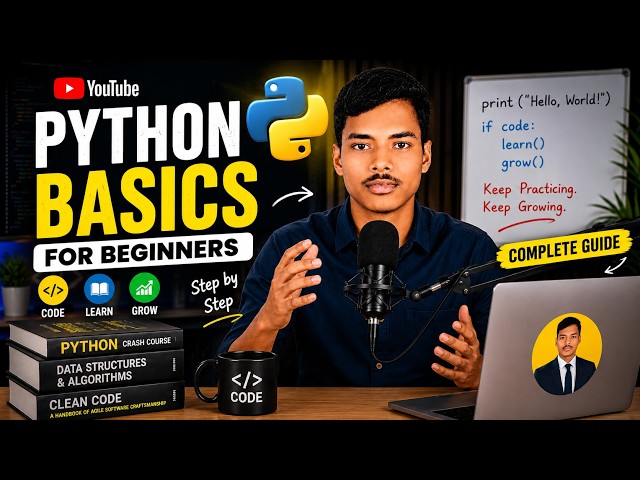 Python Tutorial for Beginners #1.1 | Python Introduction & Basics | Complete Python Course 2026