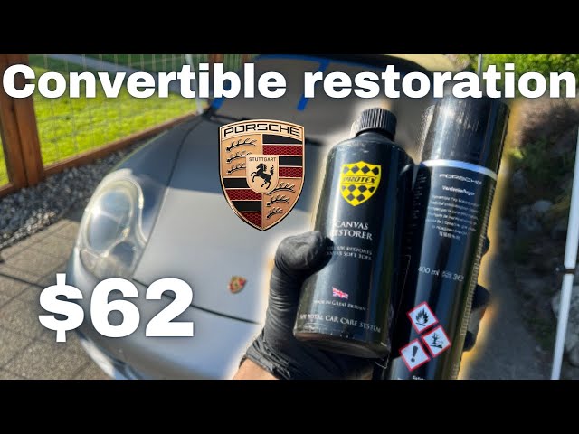 Restore Porsche 986 Boxster convertible top CHEAP