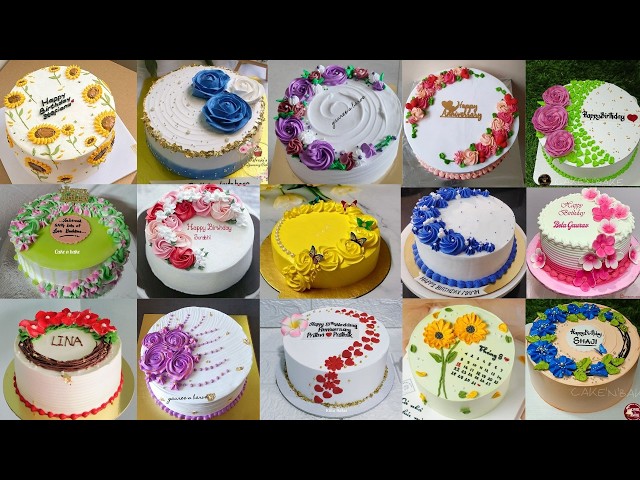 💕Simple Cake Decorating ideas for beginners/Cake Design/Simple Cake Design/Chocolate Cake Design