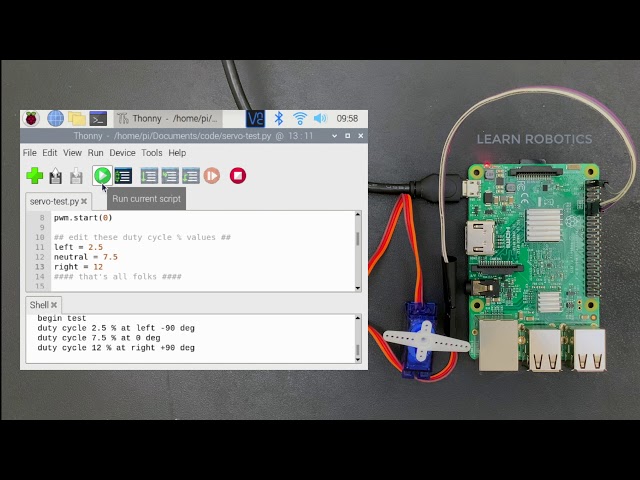 Servo Calibration using Raspberry Pi and Python