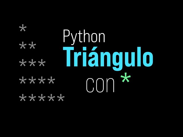 Creating a triangle in Python using for loops (Step by step)