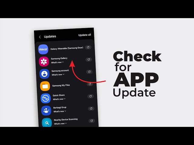 How to Check for App Updates on Android (Google Play & System Apps)