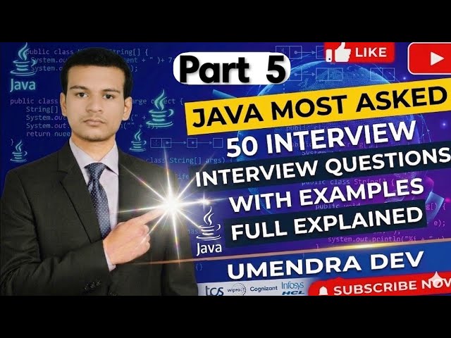 Java Most Asked interview Questions and Answers |  with Examples | Full Explained 