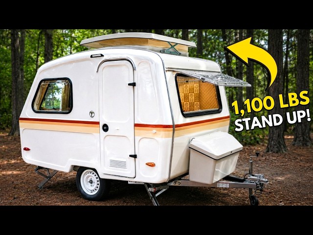 I Found a 1,100lb Camper You Can Actually Stand Up Inside!