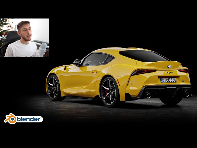 Simple Car Lighting in under 3min | Blender 2.9