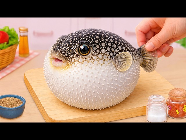 Best Exciting Tutorial 🐟 How to Make Fried Blow Fish and Eel with Rice Tutorial | Petite Cooking