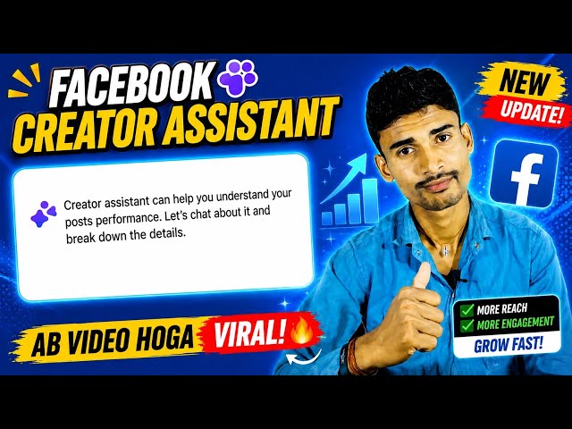 Creator assistant can help you understand your post's performance. Let's chat about it and break do