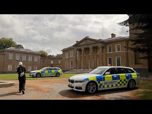 We find a £65M POUND ABANDONED MEGA MANSION with 24/7 SECURITY (We hide from them!)