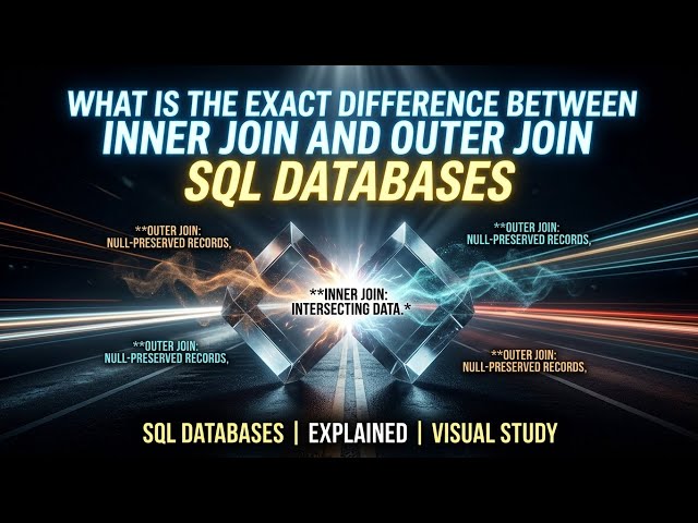 Inner Join vs Outer Join in SQL: The Exact Difference Explained with Code | Computer Science