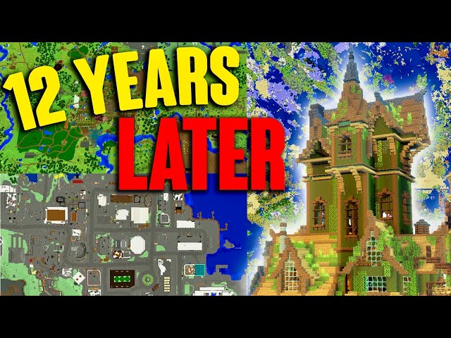 Touring my 12 Year Old Minecraft World...