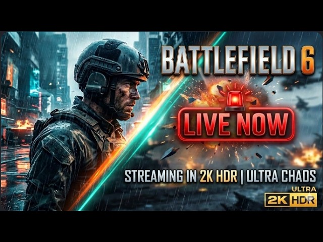 🔥 LIVE: BATTLEFIELD 6 on RTX 5080 + 9950X3D