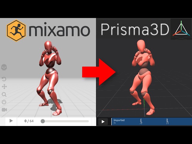 El secreto para animar en Prisma 3D usando Mixamo en 2026