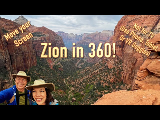 Zion’s Wildest Trail in 360° | Canyon View Overlook (Watch in VR!)