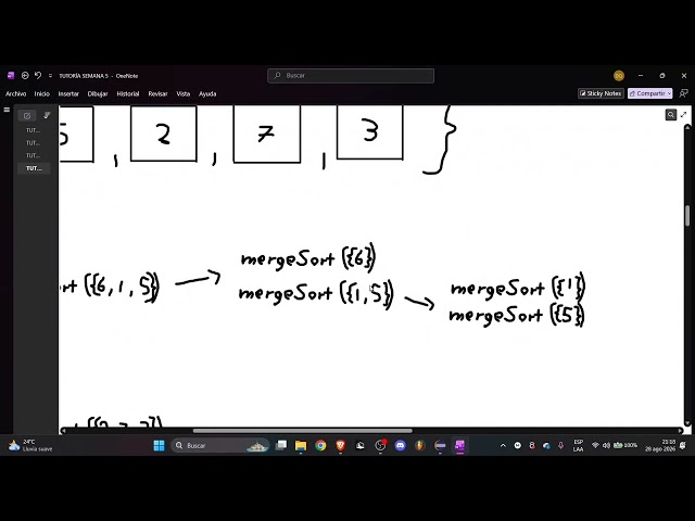 Merge Sort en Java - Algoritmo de Ordenamiento