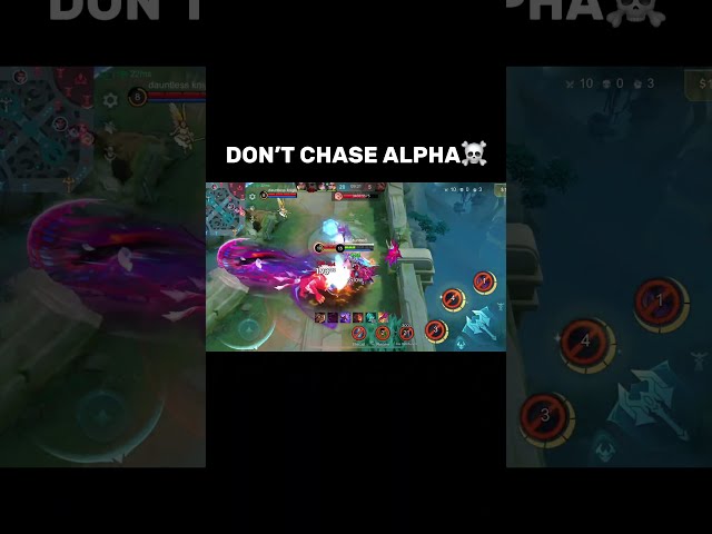 Don't chase Alpha :) # #mobilelegends #tyrantAlpha #mlbb