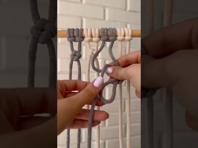 Macrame follower shape knots tutorial#eousemacrame #macrametutorial #macramemaker