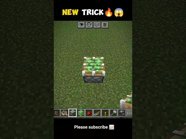 TRY NEW TRICK🔥😱||#minecraft #shortfeed #like
