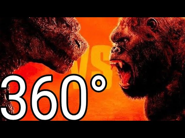 360 Godzilla vs Kong Dance battle #5 in Virtual Reality