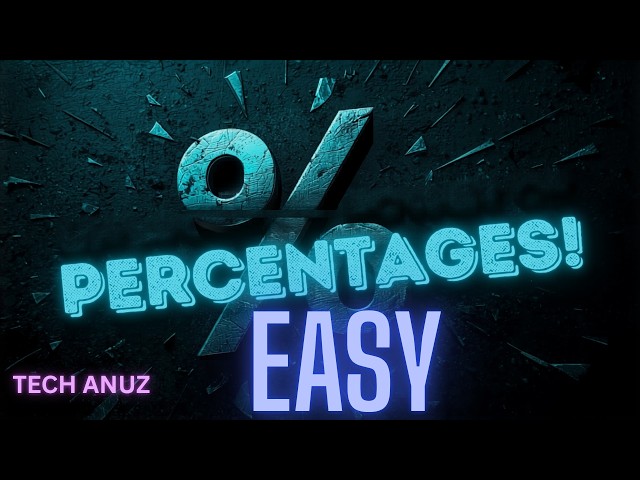 Percentage Tricks | Solve Aptitude Questions Faster