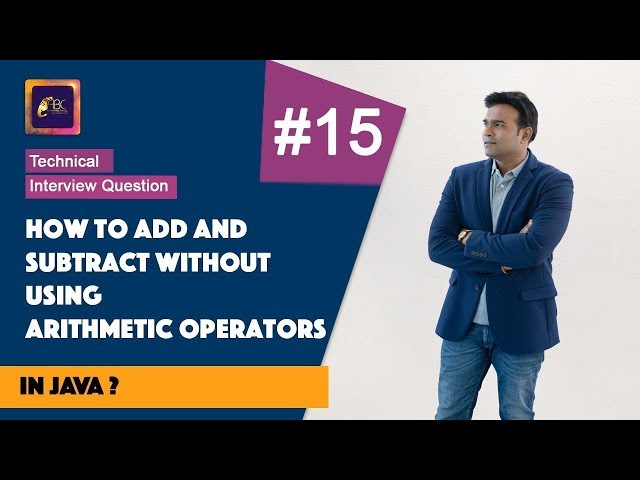 How to add & subtract without using arithmetic operators in Java | Part 1 | ABC