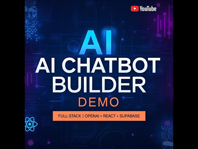 Full-Stack AI Chatbot Demo | OpenAI + React + Supabase | Gen AI Tutorial
