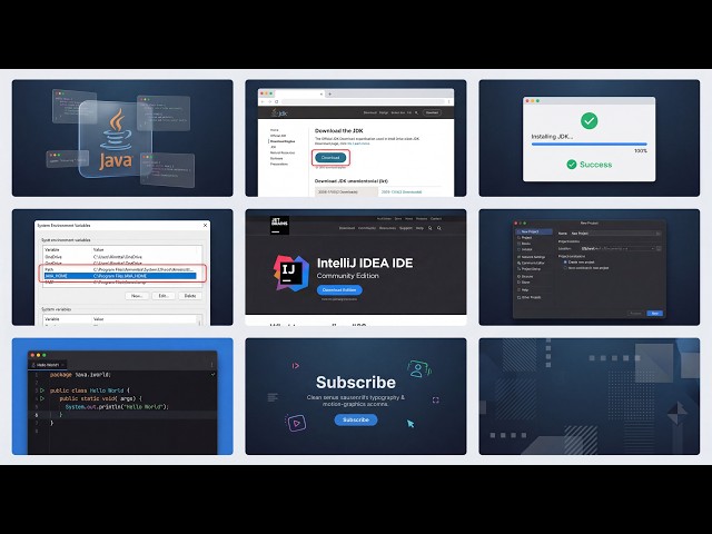 Java Tutorial for Beginners | Setup JDK & IntelliJ IDEA | First Java Program