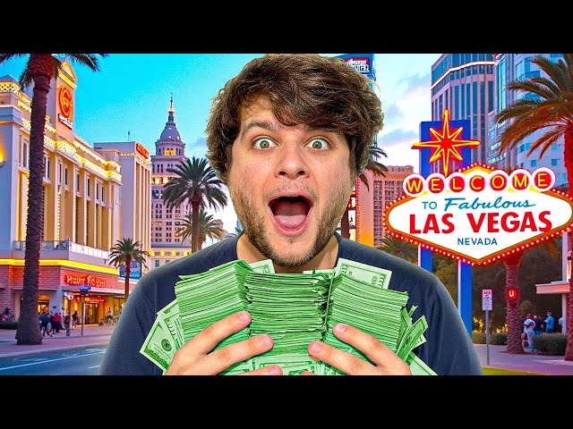 I'M GAMBLING $75,000 IN LAS VEGAS!