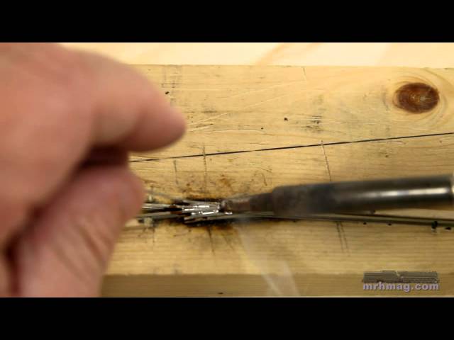 Scratchbuilding a turnout for your model railroad