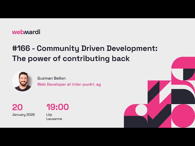 #166 | Community Driven Development: The power of contributing back