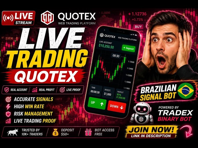 Quotex Binary Forex Trading Live Stream: Price Action & Free Bot Access