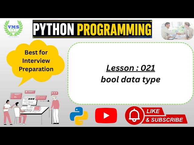 Lesson 021 | Python Programming | bool data type