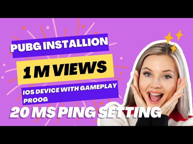 PUBG Installation in iPhone with 20ping setting with gameplay proof #pubgmobile