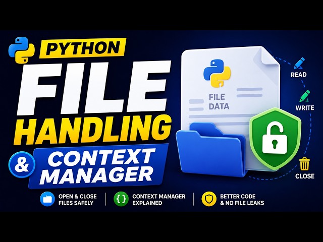 Master Python File Handling & Context Managers