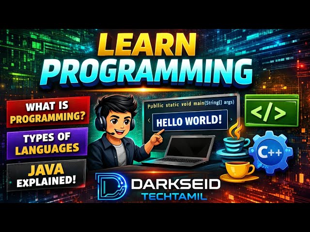 Programming Explained in Tamil | Types of Programming & Java Basics 🔥 