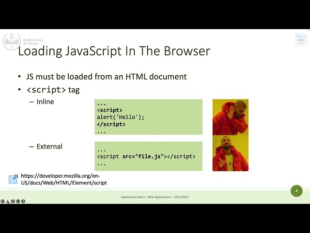 WA1-2022-L11: JavaScript in the browser