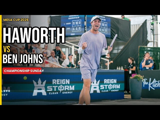 Ben Johns Returns To Singles. Chris Haworth Was Waiting. 😤 | Men's Singles Final PPA Mesa Cup 2026