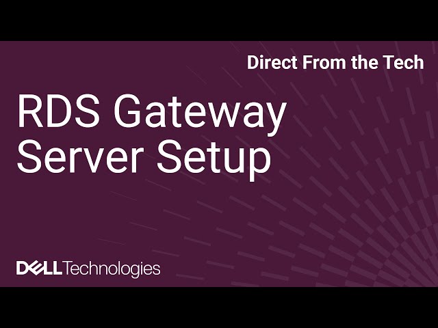 Remote Desktop Services (RDS) Gateway Server Setup