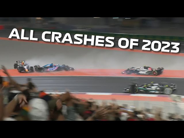 All F1 crashes of 2023
